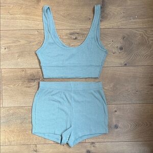 Victoria’s Secret SoSoft Modal Ribbed Pajama Set - Black - Size S